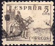 Spain 1940 El Cid 5 CTS Sepia Edifil 916. España 916 us. Subida por susofe